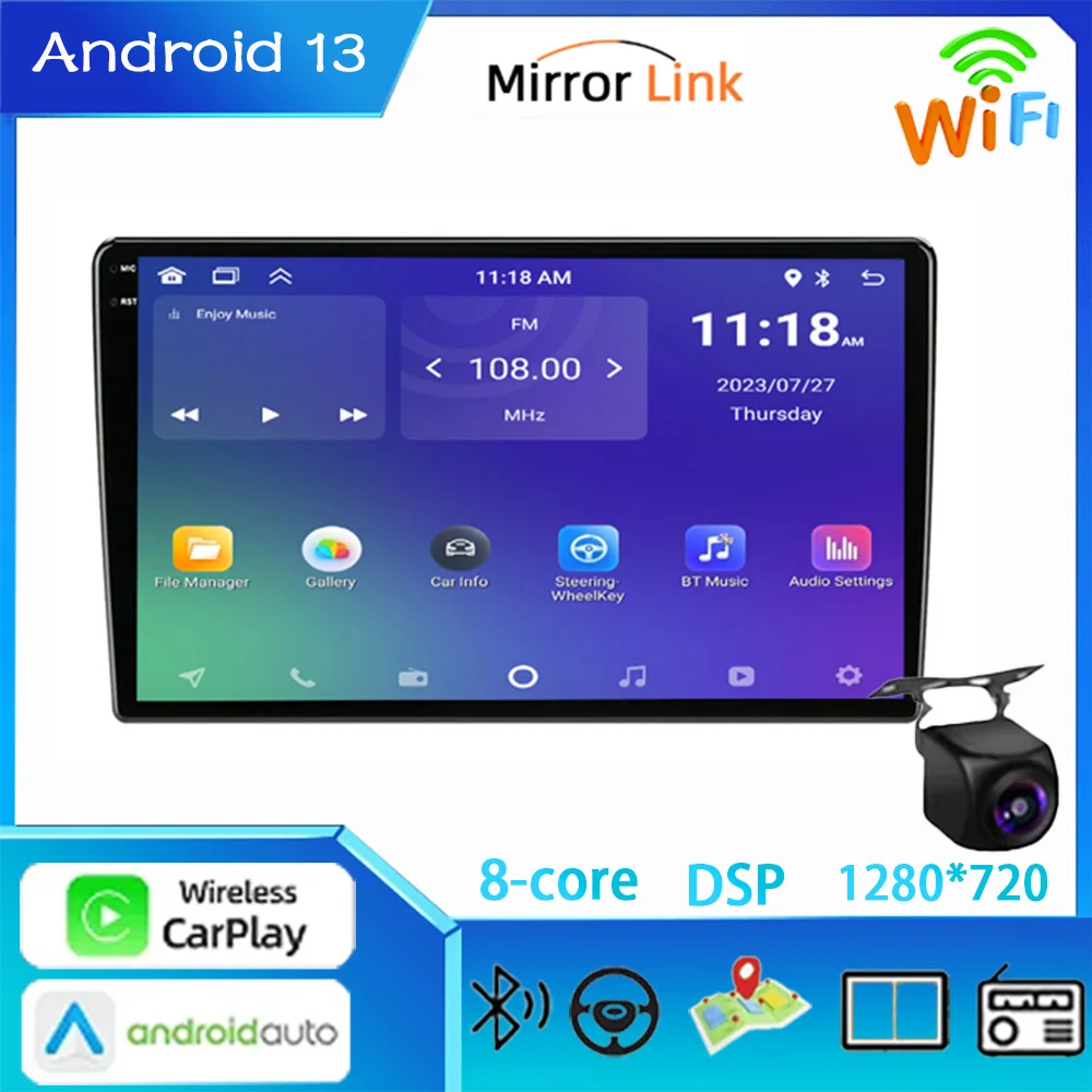 10'' 2 Din Android 13 Carplay Auto Car Radio Multimedia Video Universal Stereo Gps for Volkswagen Nissan Hyundai Kia Toyota
10'' 2 Din Android 13 Carplay Auto Car Radio Multimedia Video Universal Stereo Gps for Volkswagen Nissan Hyundai Kia Toyota