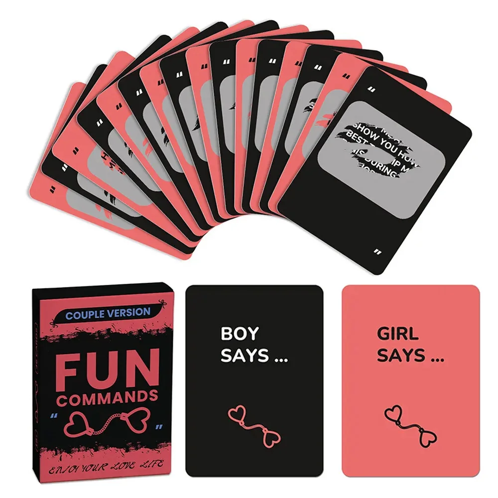 Adult Fun Commands Scratch Off Cards for Couples - 46 Sexy Challenges & Games - Romantic Gift for Anniversary, Valentine's Day
Adult Fun Commands Scratch Off Cards for Couples - 46 Sexy Challenges & Games - Romantic Gift for Anniversary, Valentine's Day