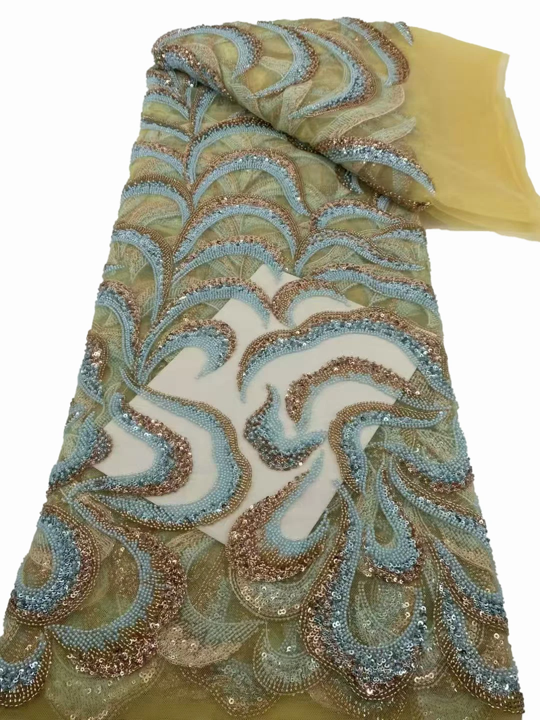Europe and the United States new mesh bead tube sequins embroidery fabric, fashion wedding dress stage performance clothing fabr
Europe and the United States new mesh bead tube sequins embroidery fabric, fashion wedding dress stage performance clothing fabr