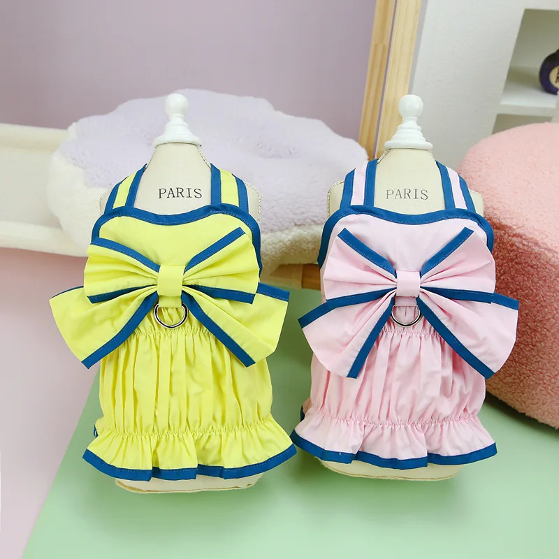 Small Fresh Style Pullable Chest Back Cute Dog Outfits Summer Dog Skirt for Puppies New Style Pet Dog Clothes Designer
Small Fresh Style Pullable Chest Back Cute Dog Outfits Summer Dog Skirt for Puppies New Style Pet Dog Clothes Designer