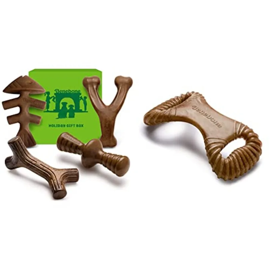 Набор из 4 прочных жевательных игрушек для собак среднего размера для агрессивных грызунов, с ароматом настоящего бекона, для ухода за зубами
Набор из 4 прочных жевательных игрушек для собак среднего размера для агрессивных грызунов, с ароматом настоящего бекона, для ухода за зубами