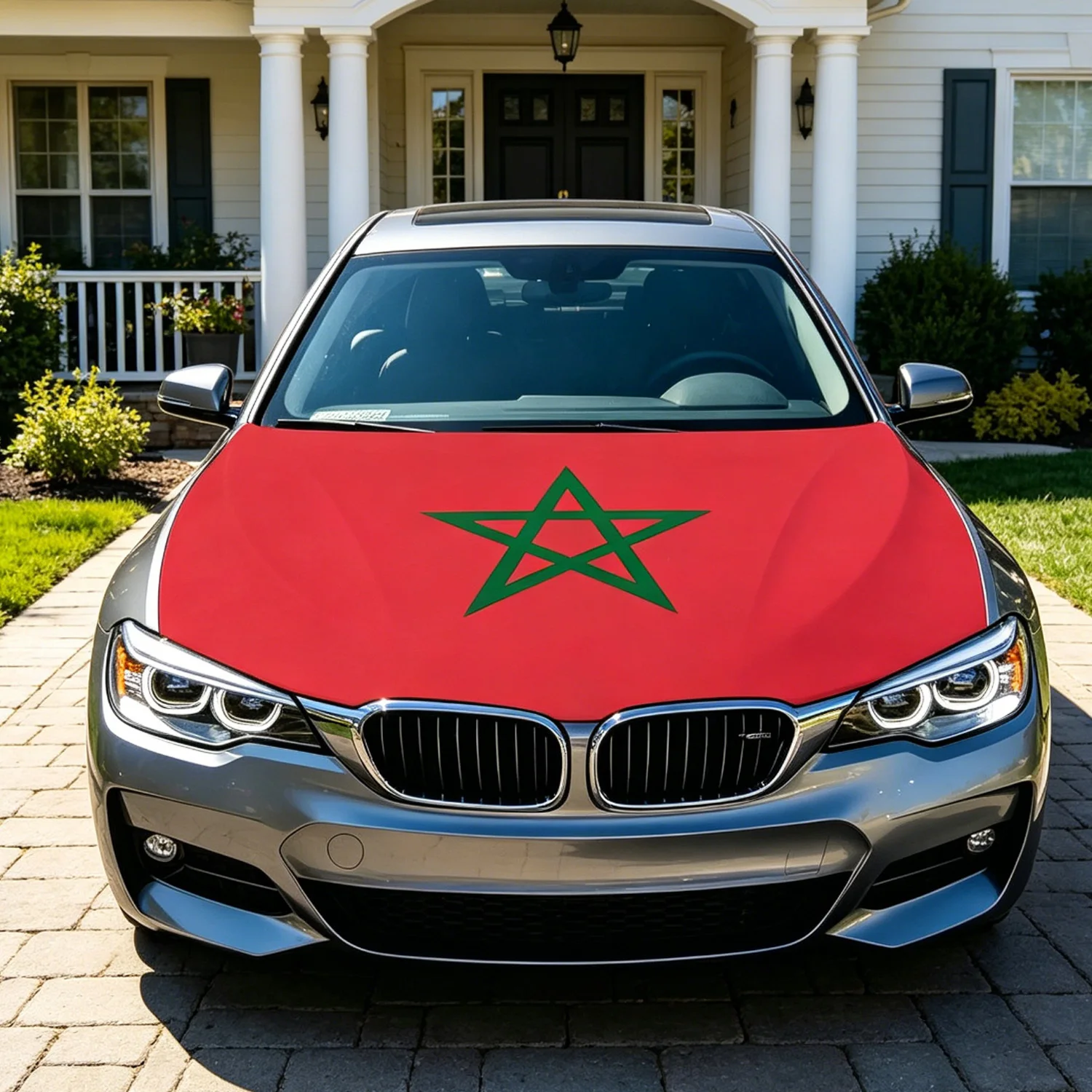 1pc National Morocco Flag Banner Car Hood Cover Flag Elastic Fabric Cover For Decor- 115x160cm Car Hood Protector for Most Cars
1pc National Morocco Flag Banner Car Hood Cover Flag Elastic Fabric Cover For Decor- 115x160cm Car Hood Protector for Most Cars