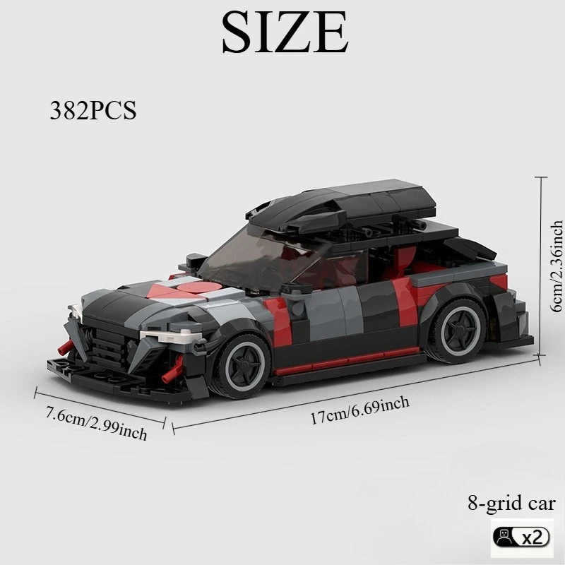 382PCS Luxury Sports Car Building Kit - MOC-Compatible Vehicle Model for Adults, High-Speed DIY Gift with Guide
382PCS Luxury Sports Car Building Kit - MOC-Compatible Vehicle Model for Adults, High-Speed DIY Gift with Guide