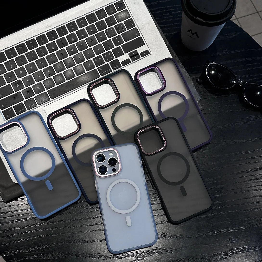 Luxury Magnetic Protection Matte Case For iPhone 16 15 14 13 12 11 Pro Max IP16 Plus Shockproof Magsafe Wireless Charge Cover
Luxury Magnetic Protection Matte Case For iPhone 16 15 14 13 12 11 Pro Max IP16 Plus Shockproof Magsafe Wireless Charge Cover