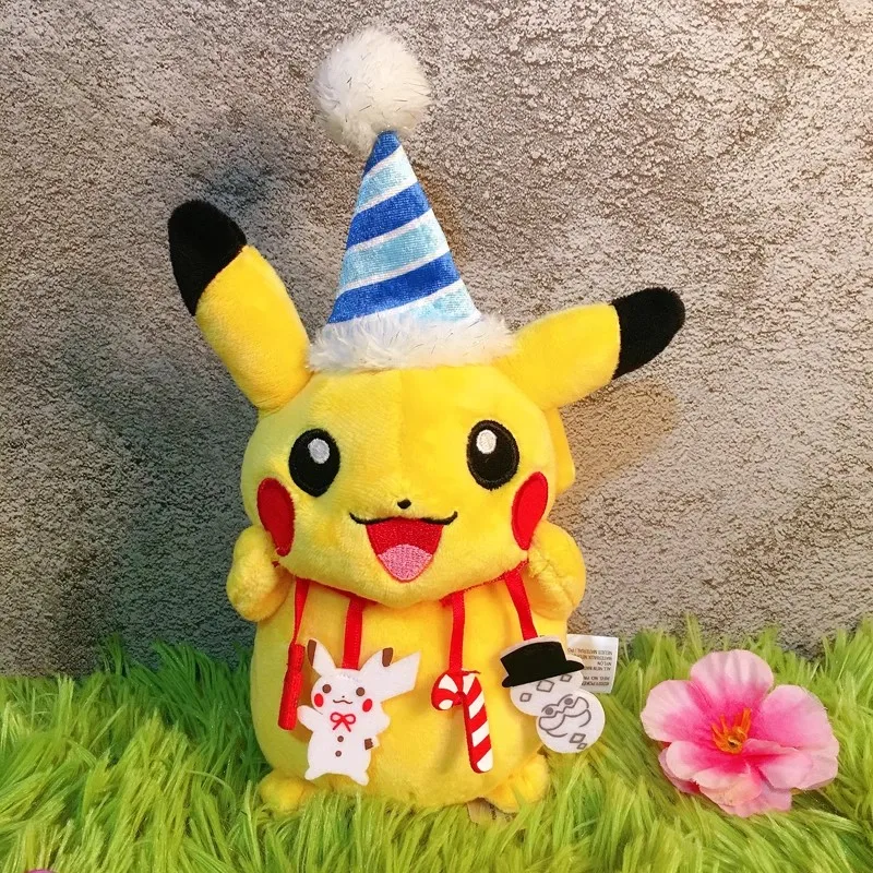 Original Pokémon 2021 Christmas Pikachu Plush Plush toys dolls Children's birthday Presents
Original Pokémon 2021 Christmas Pikachu Plush Plush toys dolls Children's birthday Presents