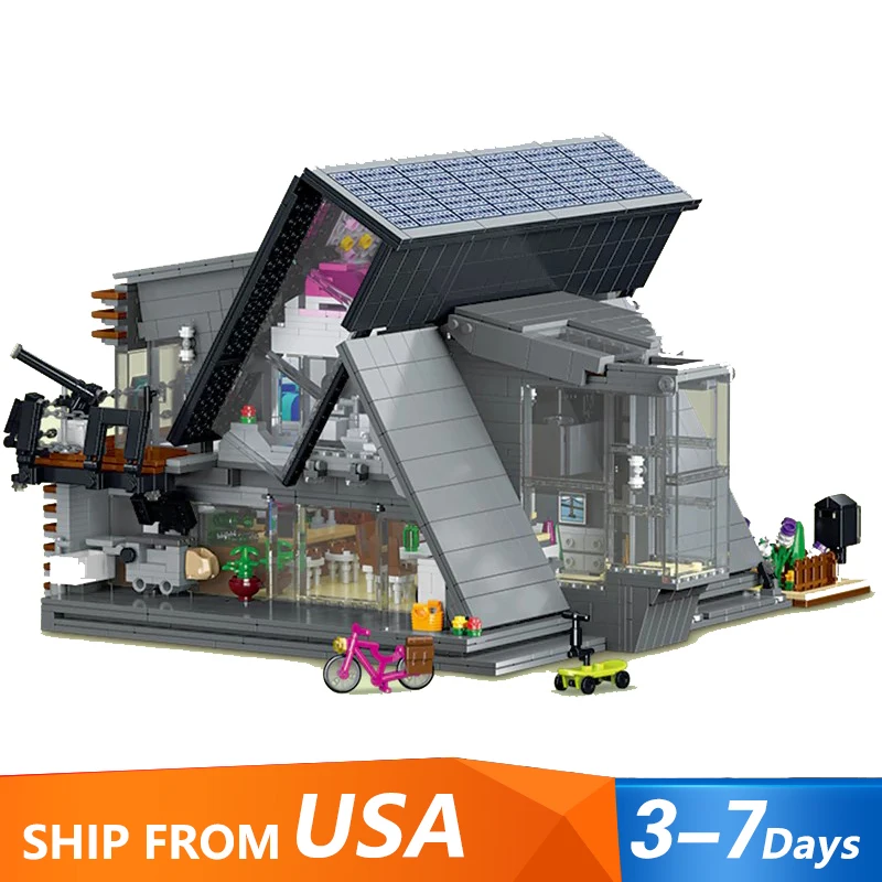 MOC Lambda House Urban Architecture, Building Block Model Toy, Tabletop Decoration, Birthday Gift for Children, 3832 pcs
MOC Lambda House Urban Architecture, Building Block Model Toy, Tabletop Decoration, Birthday Gift for Children, 3832 pcs