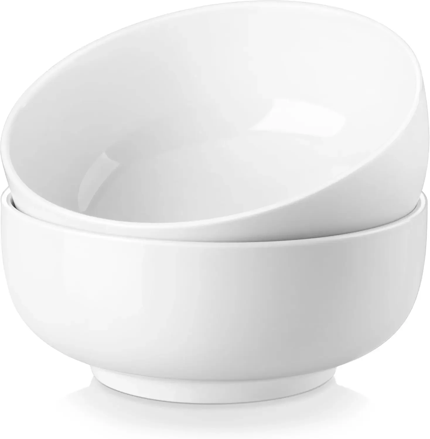 Salad Bowls Set, 44 OZ (7") Large Soup Bowls Cereal Bowl for Kitchen, White Ceramic Bowls Set of 2, Dishwasher & Microwave Safe
Salad Bowls Set, 44 OZ (7") Large Soup Bowls Cereal Bowl for Kitchen, White Ceramic Bowls Set of 2, Dishwasher & Microwave Safe