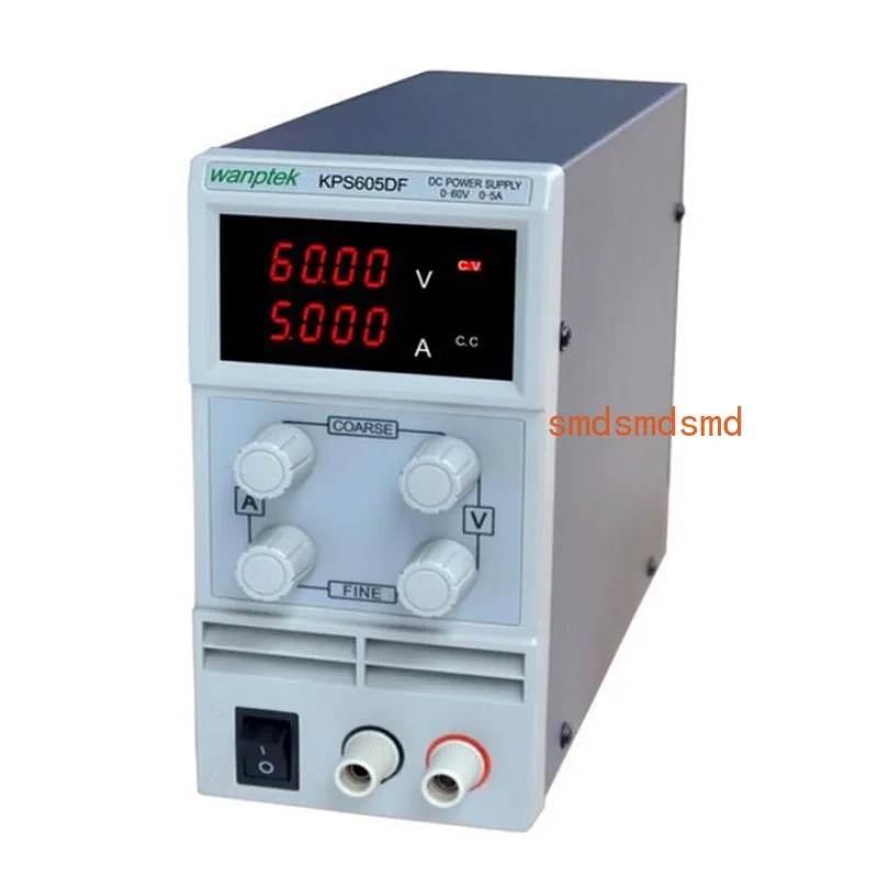 KPS605DF 0-60V/0-5A 110V-230V 0.1V/0.001A EU LED Digital Adjustable Switch DC Power Supply KPS-605DF MA Display
KPS605DF 0-60V/0-5A 110V-230V 0.1V/0.001A EU LED Digital Adjustable Switch DC Power Supply KPS-605DF MA Display