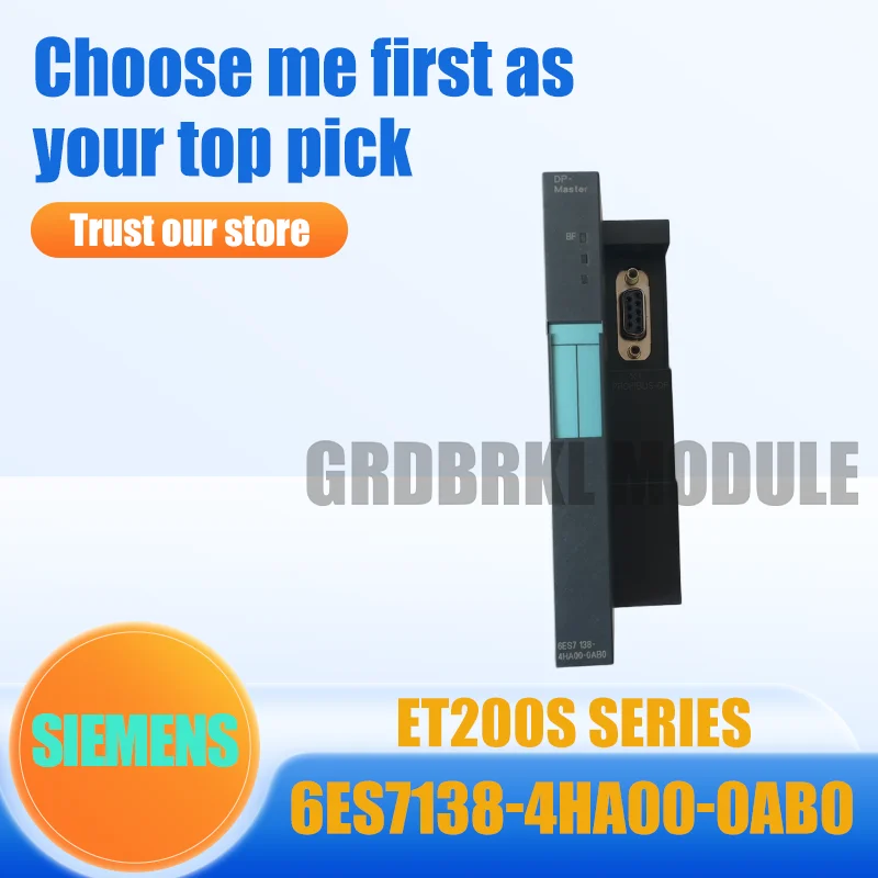New Original SIEMENS 6ES7138-4HA00-0AB0 6ES7 138-4HA00-0AB0 ET200S DP Master Interface Module
New Original SIEMENS 6ES7138-4HA00-0AB0 6ES7 138-4HA00-0AB0 ET200S DP Master Interface Module