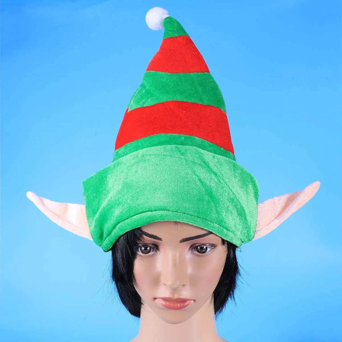 Elf Hat Easy to Wear with Ears Christmas Tree Cosplay Costume Classic Flannelette
Elf Hat Easy to Wear with Ears Christmas Tree Cosplay Costume Classic Flannelette