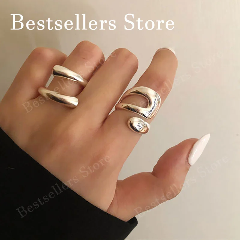 925 Sterling Silver Irregular Twisted Opening Ring for Women, Fashion Charm Jewelry, Wedding Gift
925 Sterling Silver Irregular Twisted Opening Ring for Women, Fashion Charm Jewelry, Wedding Gift