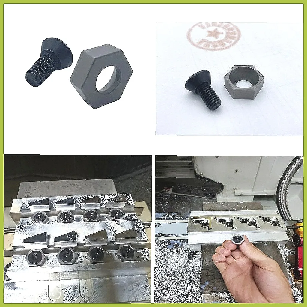 M6 M8 Hexagonal Top Precision Vise, CNC Machined Aluminum Clamping Block, Small Fixture Tool for Side Fixed Processing
M6 M8 Hexagonal Top Precision Vise, CNC Machined Aluminum Clamping Block, Small Fixture Tool for Side Fixed Processing