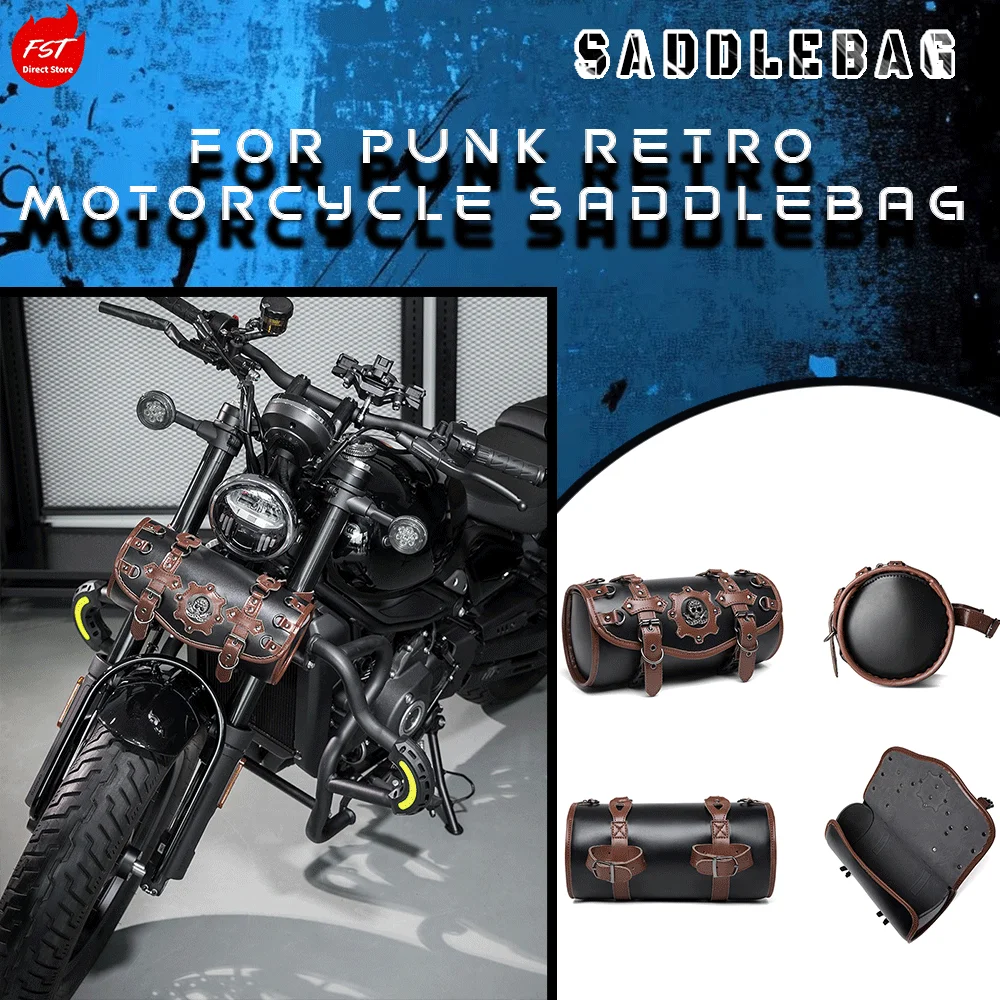 Punk Retro Anti-Theft Password Motorcycle Saddlebag, Outdoor Riding Bag, Modified Pendant for E-bike
Punk Retro Anti-Theft Password Motorcycle Saddlebag, Outdoor Riding Bag, Modified Pendant for E-bike