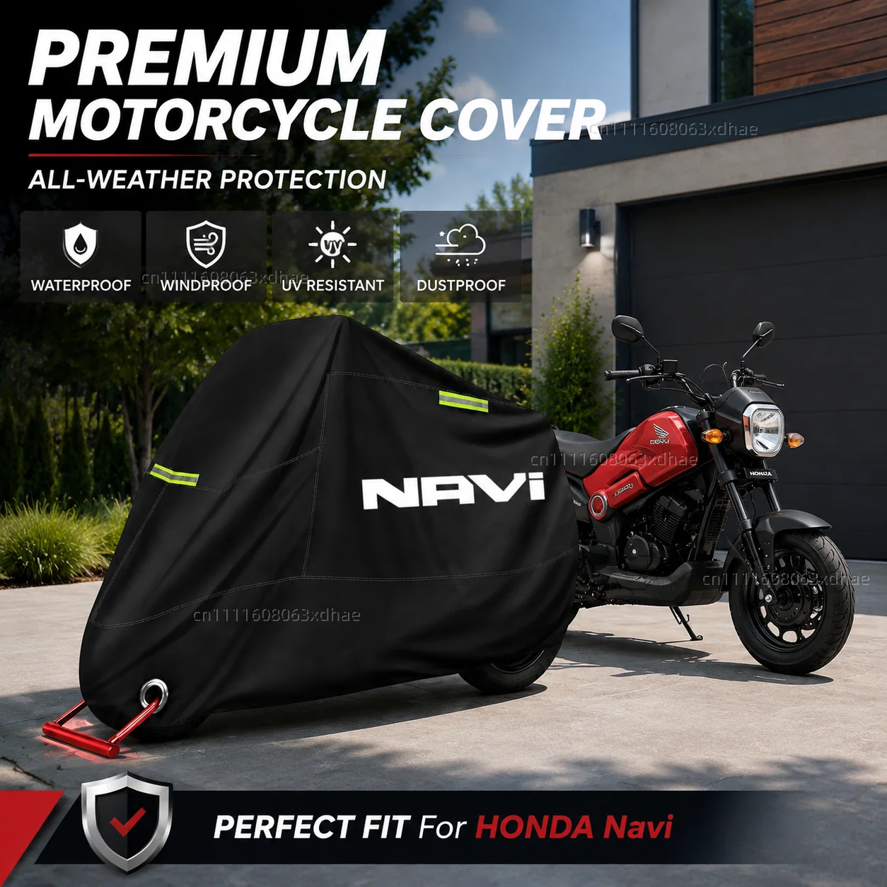 Premium Motorcycle Cover All Weather Dust Rain UV Protection 190T Oxford Cloth For For HONDA DREAMWING Navi 110 Navi 2016-2022
Premium Motorcycle Cover All Weather Dust Rain UV Protection 190T Oxford Cloth For For HONDA DREAMWING Navi 110 Navi 2016-2022