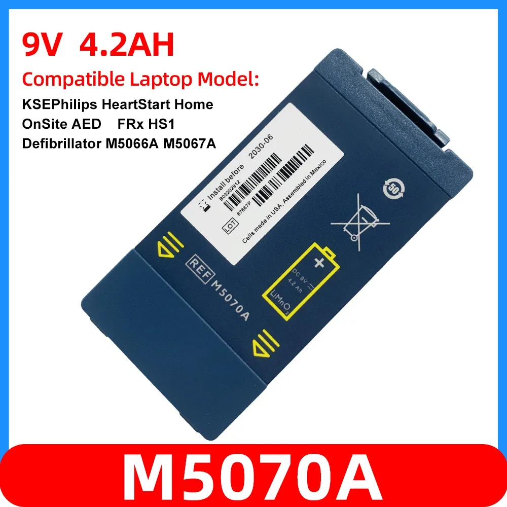 New M5070A Replacement Battery For Philips HeartStart Home Defibrillator M5066A M5068A 110300 M5067A Battery
New M5070A Replacement Battery For Philips HeartStart Home Defibrillator M5066A M5068A 110300 M5067A Battery