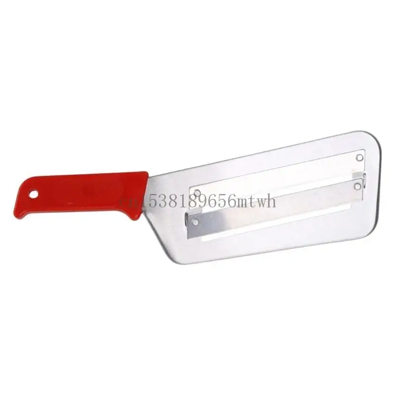 Stainless Steel Vegetable Peeler with Ergonomic Handle Cabbage Slicer for Home Cooks Portable Restaurant Kitchen Gadget B03D
Stainless Steel Vegetable Peeler with Ergonomic Handle Cabbage Slicer for Home Cooks Portable Restaurant Kitchen Gadget B03D