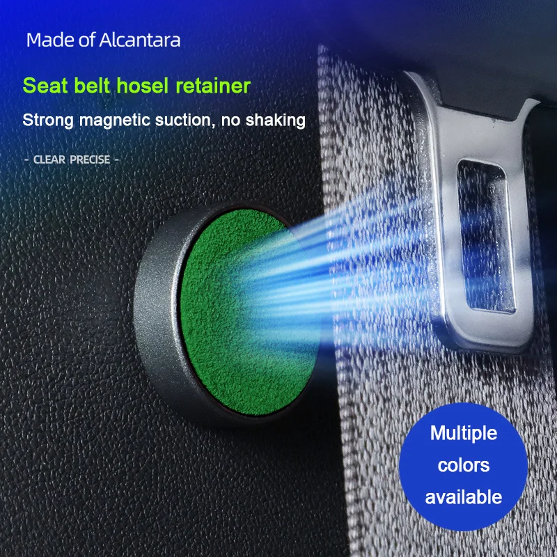 Car Alcantara Safety Belt Plug Magnetic Fixed Device, Silent Shock Absorption Adsorption Seat Belt Without Abnormal Noise Parts
Car Alcantara Safety Belt Plug Magnetic Fixed Device, Silent Shock Absorption Adsorption Seat Belt Without Abnormal Noise Parts