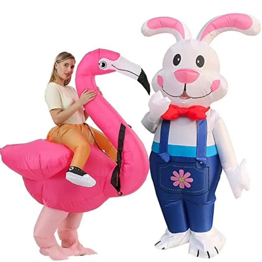 Halloween inflatable costume for adults, PVC material, pink flamingo design, lightweight and eye-catching
Halloween inflatable costume for adults, PVC material, pink flamingo design, lightweight and eye-catching
