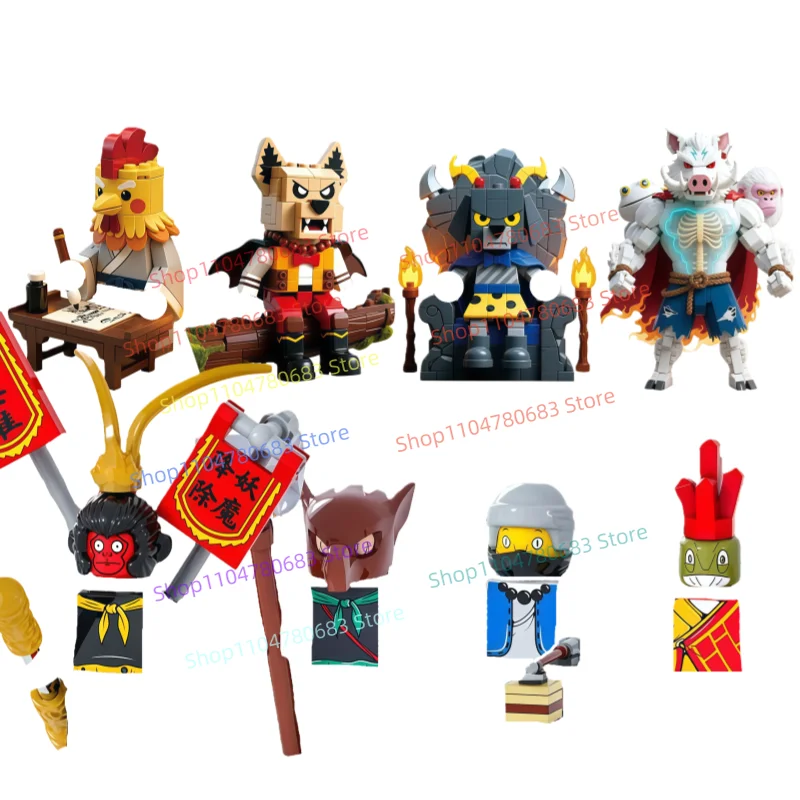 Строительные блоки MOC, 8 шт., мини-фигурка «Маленький монстр», сборная модель, орнамент, аниме, игровой декор, игрушка, праздничный подарок, коллекционная
Строительные блоки MOC, 8 шт., мини-фигурка «Маленький монстр», сборная модель, орнамент, аниме, игровой декор, игрушка, праздничный подарок, коллекционная