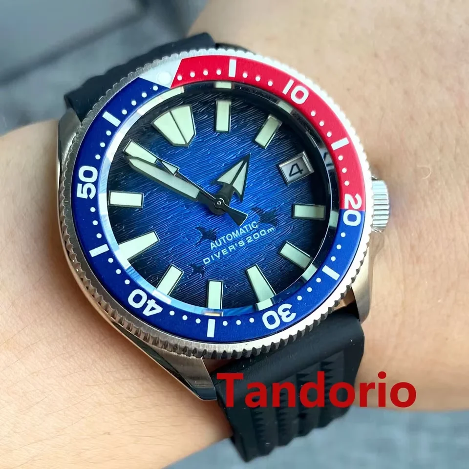 Tandorio 37mm Classic Diving Watch Sapphire Glass Deep Sea Dial Luminous 20BAR Japan NH35A Automatic Men Mechanical Watch Date
Tandorio 37mm Classic Diving Watch Sapphire Glass Deep Sea Dial Luminous 20BAR Japan NH35A Automatic Men Mechanical Watch Date