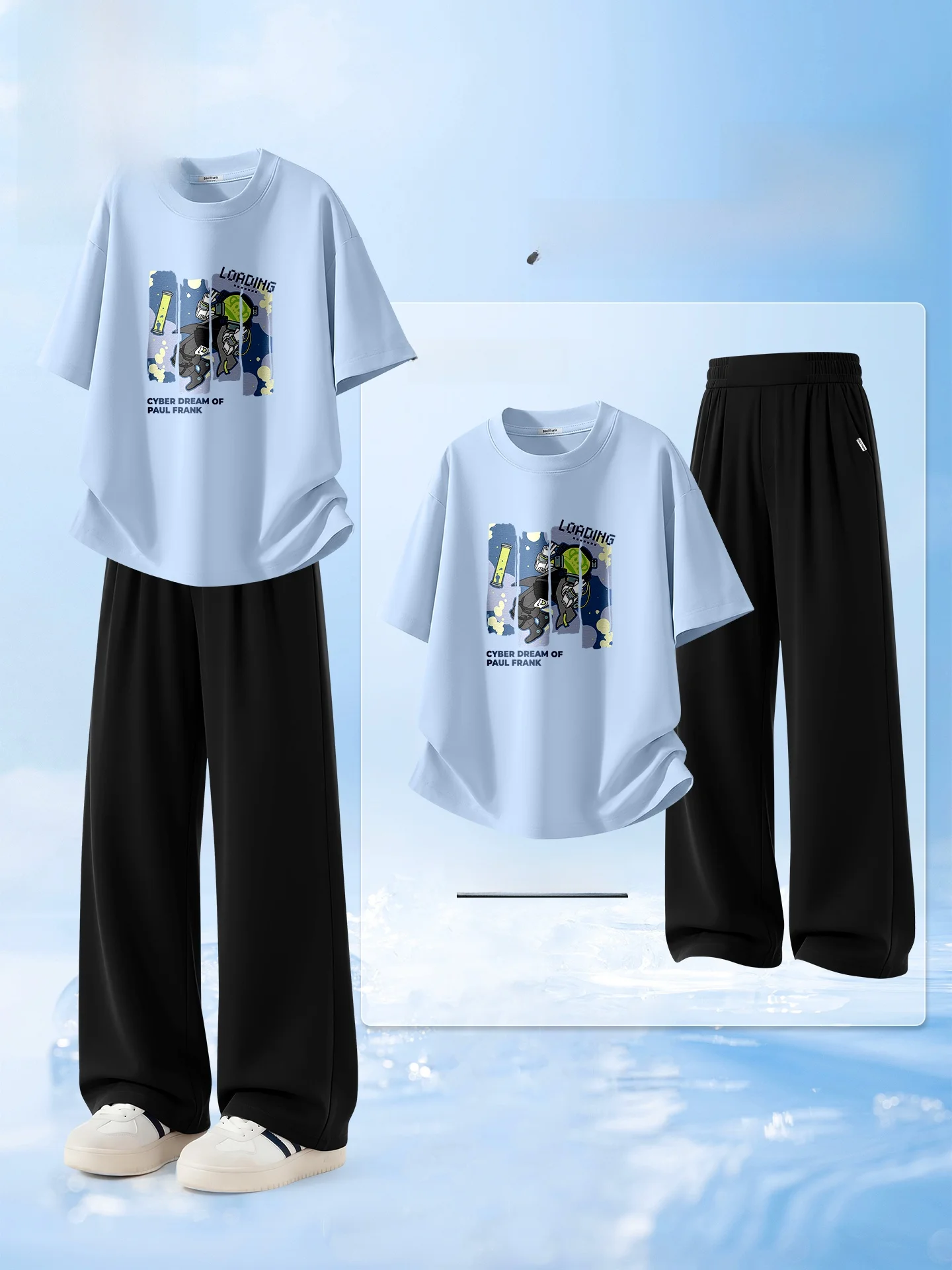 Ice Silk Cool ort Sve T-irt Set Men Summer f Sve Wide Leg Pants Two Piece Set Casual Sportswear
Ice Silk Cool ort Sve T-irt Set Men Summer f Sve Wide Leg Pants Two Piece Set Casual Sportswear