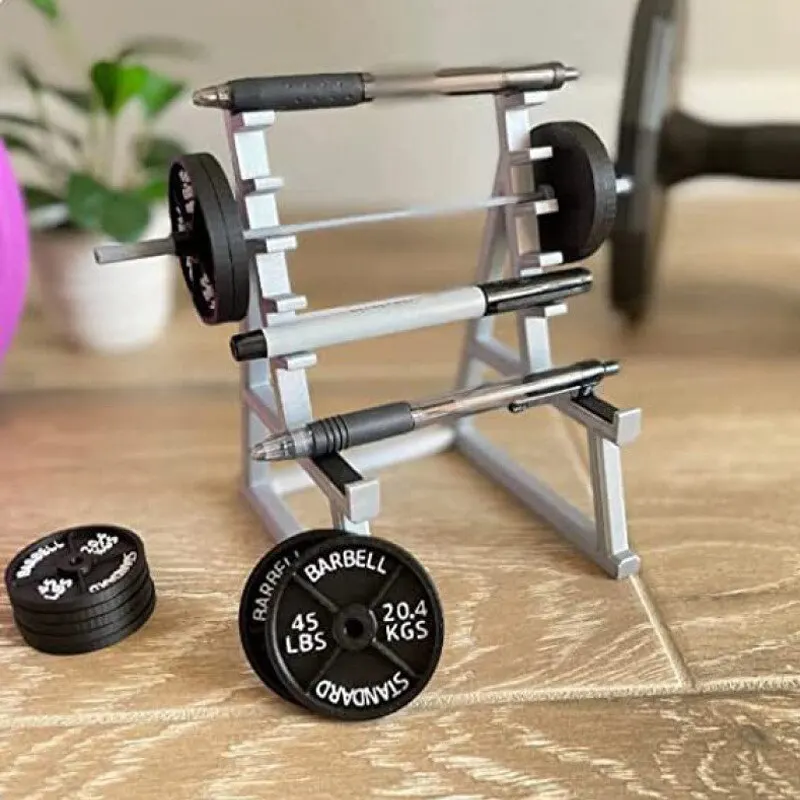 Squat Rack Pen Display Stand Holder Creative Barbell Funny Design Pencil Desk Storage Organizer Home Office Ornament Decor Gifts
Squat Rack Pen Display Stand Holder Creative Barbell Funny Design Pencil Desk Storage Organizer Home Office Ornament Decor Gifts