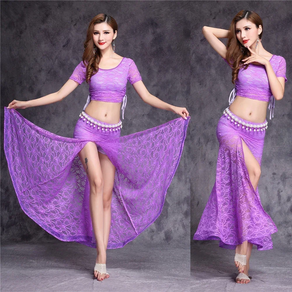 Кружевной костюм для танца живота, 3 шт., топ, юбка и цепочка на талию, новая модель, Лидер продаж, женские костюмы для танца живота, одежда для выступлений, длинная юбка
Кружевной костюм для танца живота, 3 шт., топ, юбка и цепочка на талию, новая модель, Лидер продаж, женские костюмы для танца живота, одежда для выступлений, длинная юбка