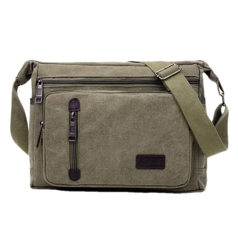 New Casual Men's Canvas Shoulder Bag Fashion Travel Crossbody Large Capacity Male Messenger Vintage Handbags
New Casual Men's Canvas Shoulder Bag Fashion Travel Crossbody Large Capacity Male Messenger Vintage Handbags