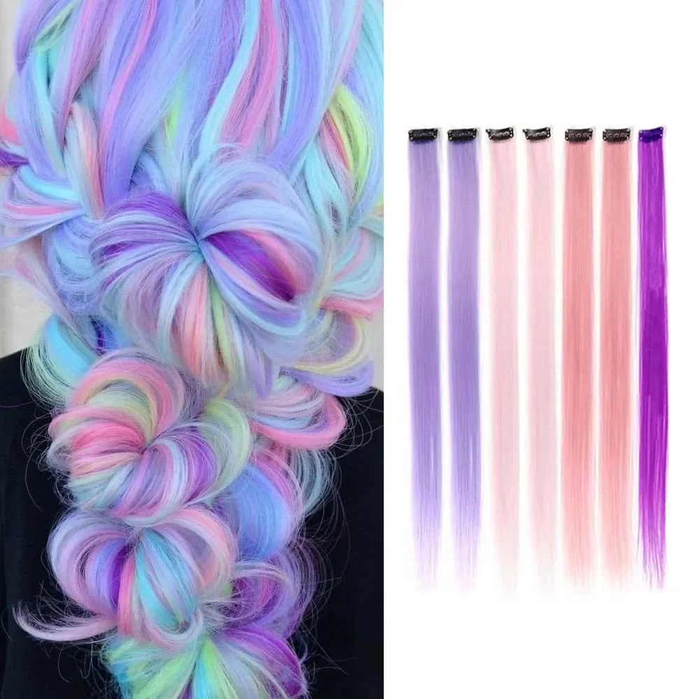 7 PCS Rainbow Colors Colored Hair Extensions, Candy Color Hairpieces For Women Highlight Colorful Straight ClipIn good 2026
7 PCS Rainbow Colors Colored Hair Extensions, Candy Color Hairpieces For Women Highlight Colorful Straight ClipIn good 2026