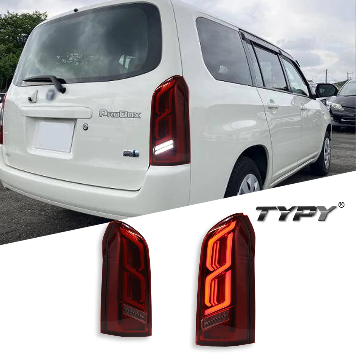 TYPY автомобиль для Toyota Prodox 2022-2025, обновленный задний фонарь, модифицированный для нового DRL, динамический указатель поворота, светодиодный задний фонарь, автоаксессуары
TYPY автомобиль для Toyota Prodox 2022-2025, обновленный задний фонарь, модифицированный для нового DRL, динамический указатель поворота, светодиодный задний фонарь, автоаксессуары