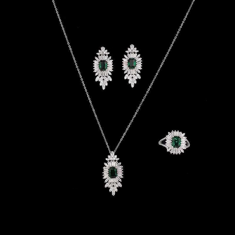 Jewelry Set HADIYANA Ladies Party Wedding Rectangular Necklace Earrings Ring Adjustable Set CN2949 Luxury Designer Jewelry
Jewelry Set HADIYANA Ladies Party Wedding Rectangular Necklace Earrings Ring Adjustable Set CN2949 Luxury Designer Jewelry