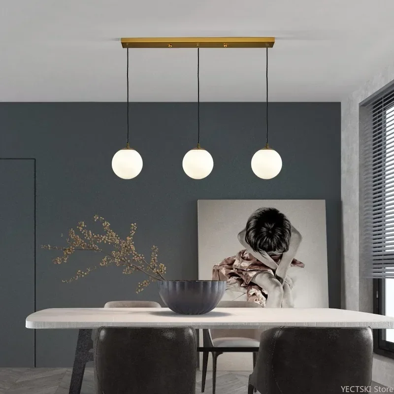 GHEUVNJ Simple single head glass bedroom headboard pendant light, Nordic restaurant creative three head dining pendant light fi
GHEUVNJ Simple single head glass bedroom headboard pendant light, Nordic restaurant creative three head dining pendant light fi
