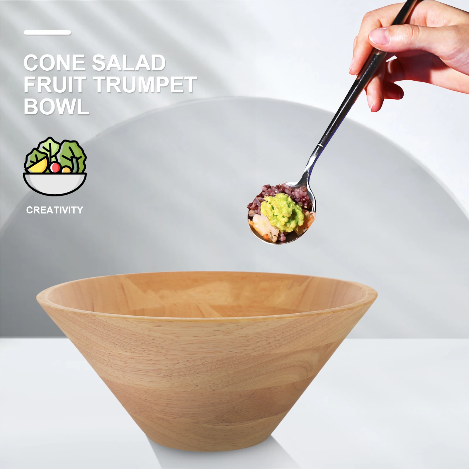 Wooden Cone Bowl for Fruit Salad Serving Snack Appetizer Cereal Noodles Pasta Dessert Storage Bowl Heat Resistant Easy Clean
Wooden Cone Bowl for Fruit Salad Serving Snack Appetizer Cereal Noodles Pasta Dessert Storage Bowl Heat Resistant Easy Clean
