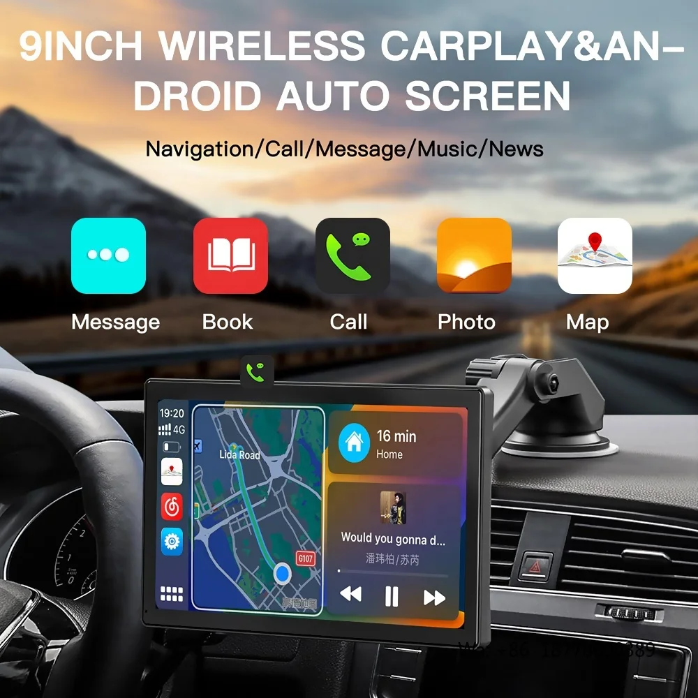 9 Inch Car Play Mp5 Wireless Auto Radio Car Dvd Player Radio Wireless Carplay Screen for Car Bluetooth
9 Inch Car Play Mp5 Wireless Auto Radio Car Dvd Player Radio Wireless Carplay Screen for Car Bluetooth
