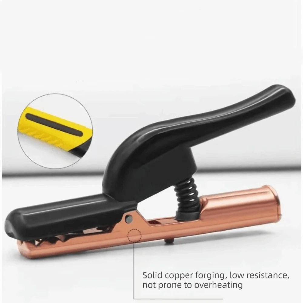 300A Electrode Clamp Copper Jaw Insulated Handle Welder Electrode Clamp Heat Resistant Welding Machine Clamp Welding Accessories
300A Electrode Clamp Copper Jaw Insulated Handle Welder Electrode Clamp Heat Resistant Welding Machine Clamp Welding Accessories