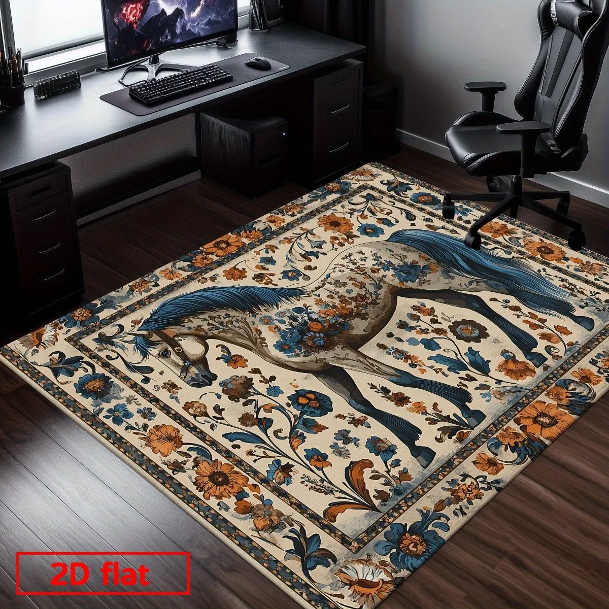 Floral Horse Rug Flannel Soft Kids Carpet Vintage Animal Print Bedroom Kitchen Floor Mat Anti Slip
Floral Horse Rug Flannel Soft Kids Carpet Vintage Animal Print Bedroom Kitchen Floor Mat Anti Slip