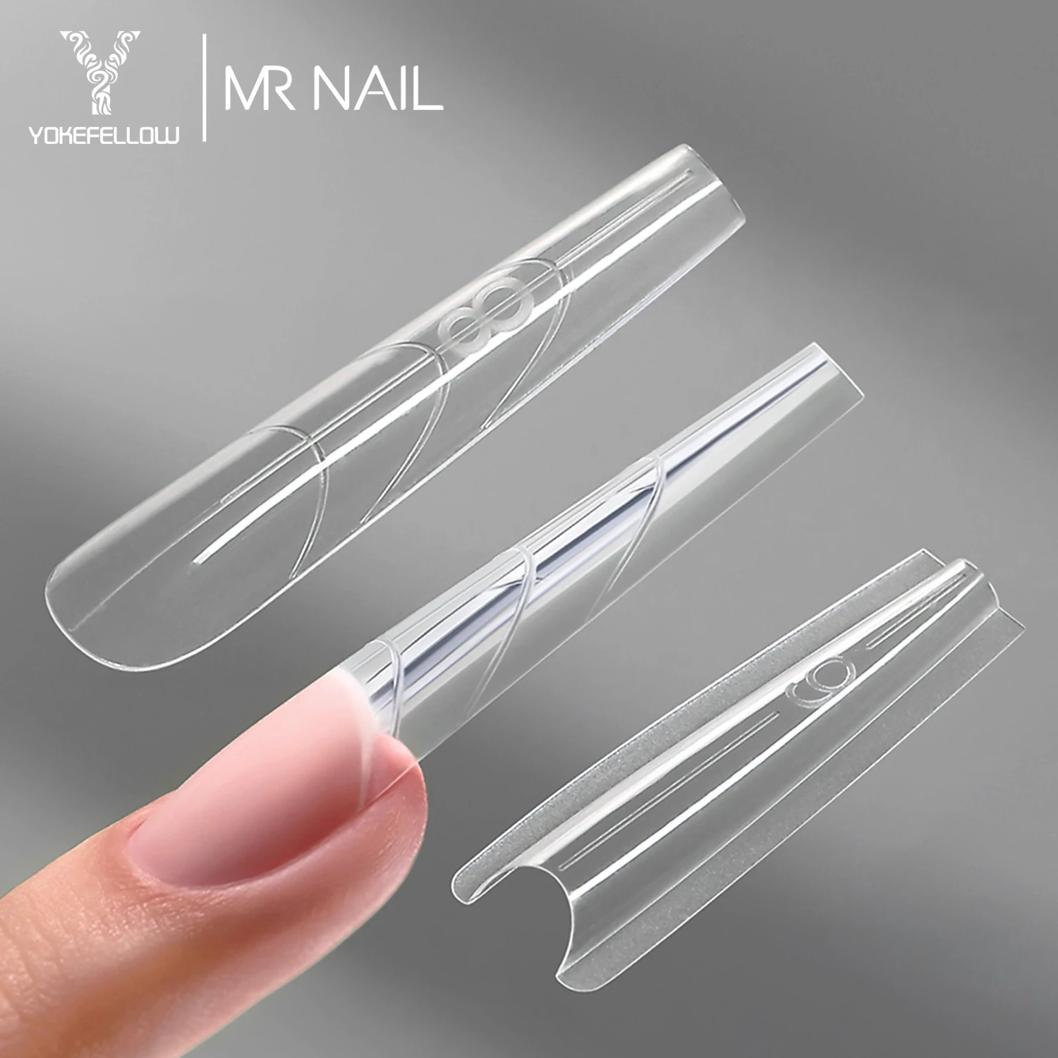 Original YOKEFELLOW Sandwich Dual Nail Forms 240pcs 15size Extension Dual Forms Coffin Almond Nail Mold For DIY Art And Salon
Original YOKEFELLOW Sandwich Dual Nail Forms 240pcs 15size Extension Dual Forms Coffin Almond Nail Mold For DIY Art And Salon