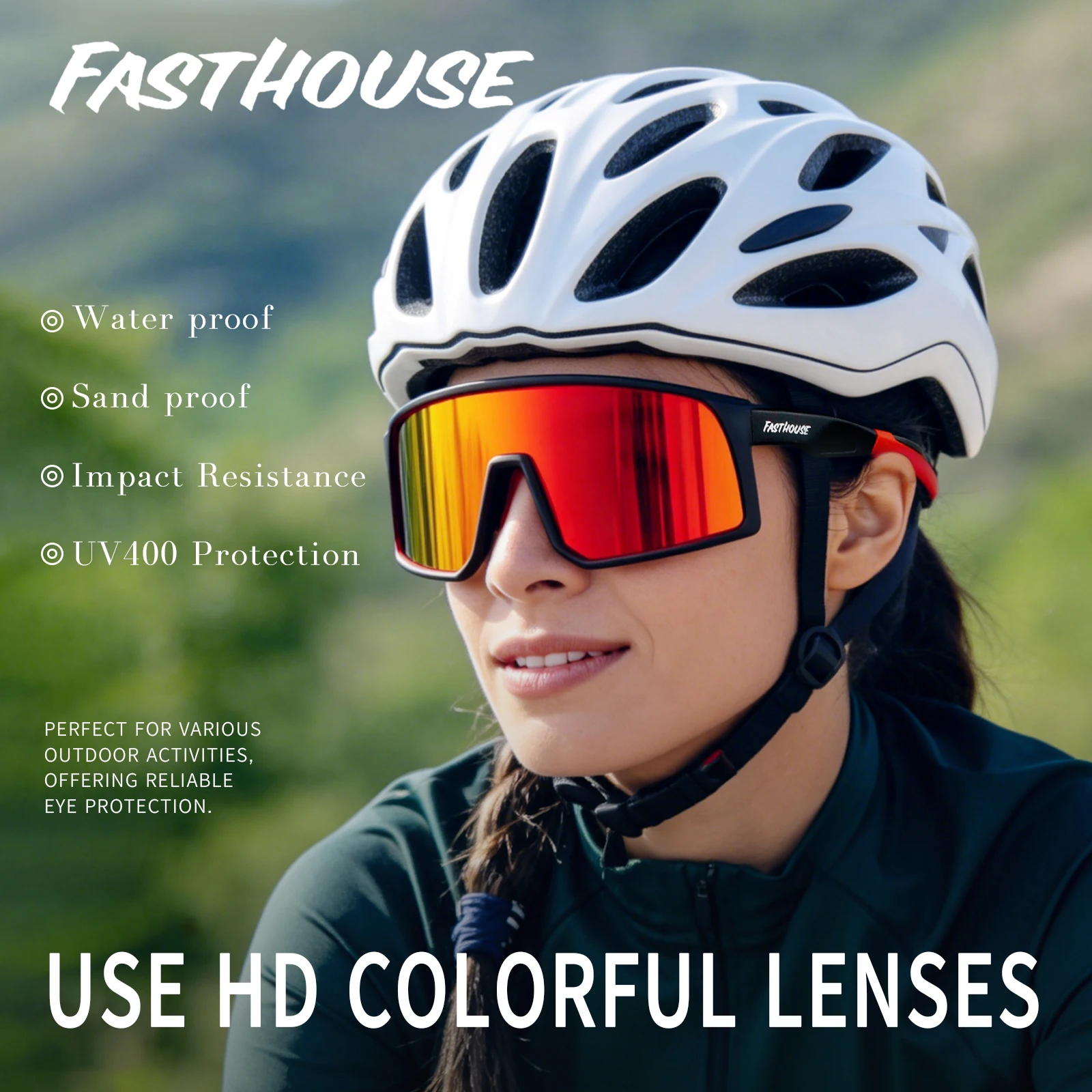 Fasthouse Cycling Sunglasses UV400 Protection Sports Bike Glasses Road Biking Goggles for Men Women Outdoor Glasses
Fasthouse Cycling Sunglasses UV400 Protection Sports Bike Glasses Road Biking Goggles for Men Women Outdoor Glasses