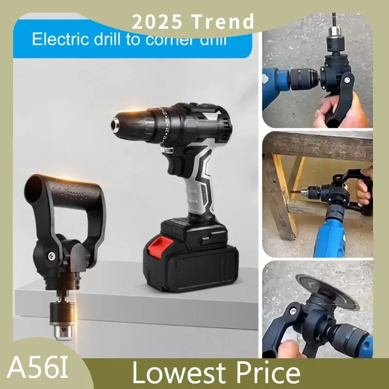 A56I Top Right Angled Drill Attachment Right Angle Drill Attachment Adapter Metal Drill Chuck
A56I Top Right Angled Drill Attachment Right Angle Drill Attachment Adapter Metal Drill Chuck