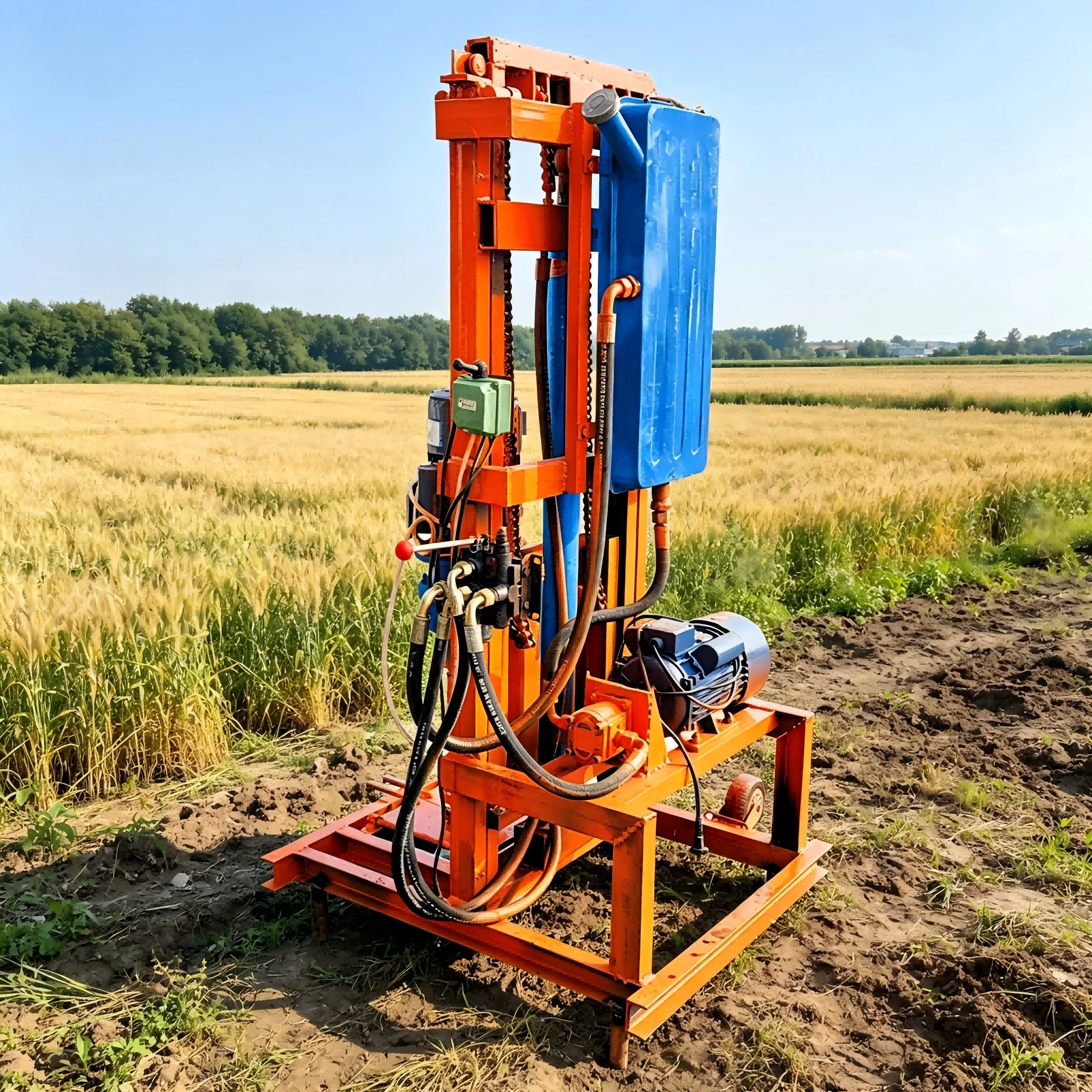 Customized All-in-One Portable RLD-100E Drilling Machine: Handheld, Hydraulic, Electric for Home Well Drilling
Customized All-in-One Portable RLD-100E Drilling Machine: Handheld, Hydraulic, Electric for Home Well Drilling