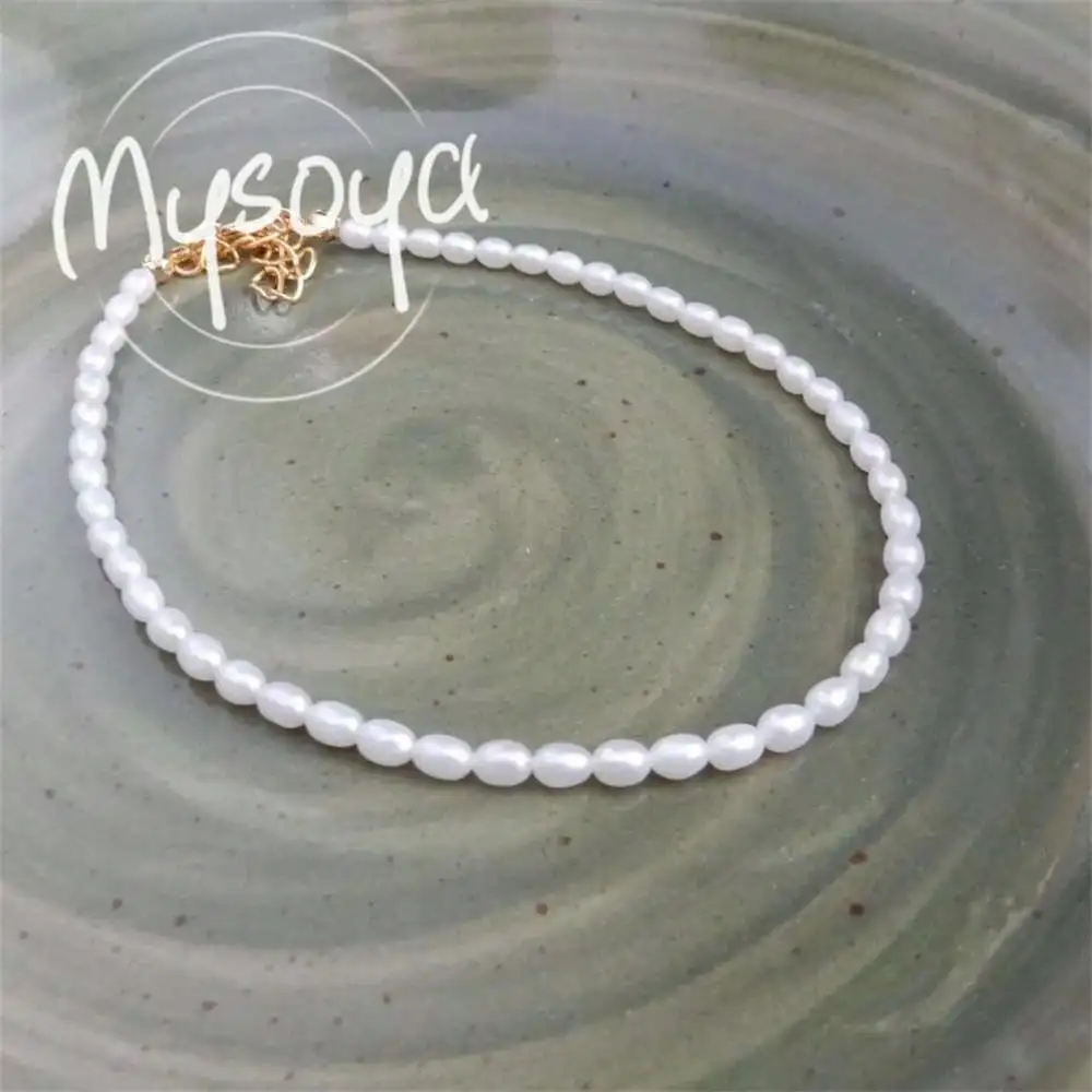 MYSOYA Mini Freshwater Pearl Necklace 5-5.5mm Pearls Gift Box Gift for Her Wedding Jewelry Christmas Thanksgiving New Year Gift
MYSOYA Mini Freshwater Pearl Necklace 5-5.5mm Pearls Gift Box Gift for Her Wedding Jewelry Christmas Thanksgiving New Year Gift