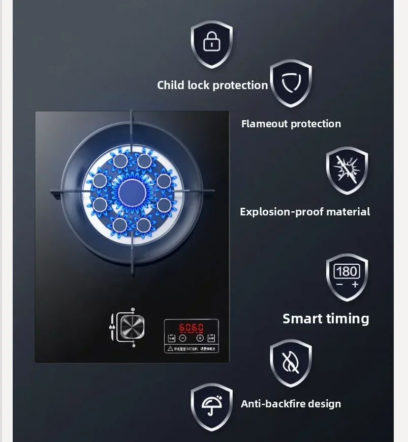 Газовая плита Goodwife с одной конфоркой из нержавеющей стали, на сжиженном/природном газе, энергосберегающая QAW
Газовая плита Goodwife с одной конфоркой из нержавеющей стали, на сжиженном/природном газе, энергосберегающая QAW