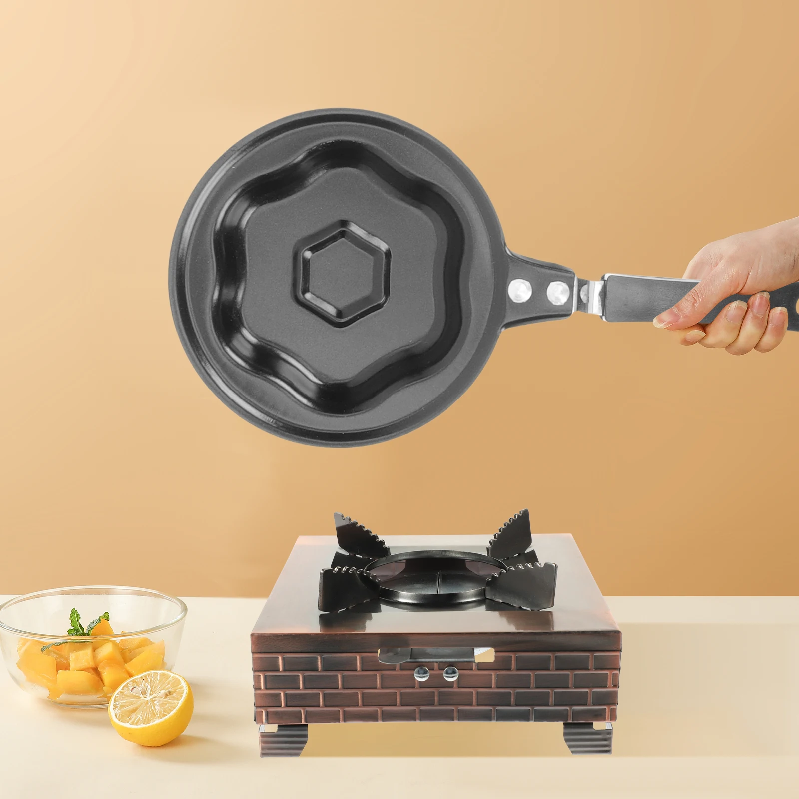 Small Pot Hot Outdoor Camping Stove Portable for Stoves Barbecue with Cover Charcoal 
Small Pot Hot Outdoor Camping Stove Portable for Stoves Barbecue with Cover Charcoal
