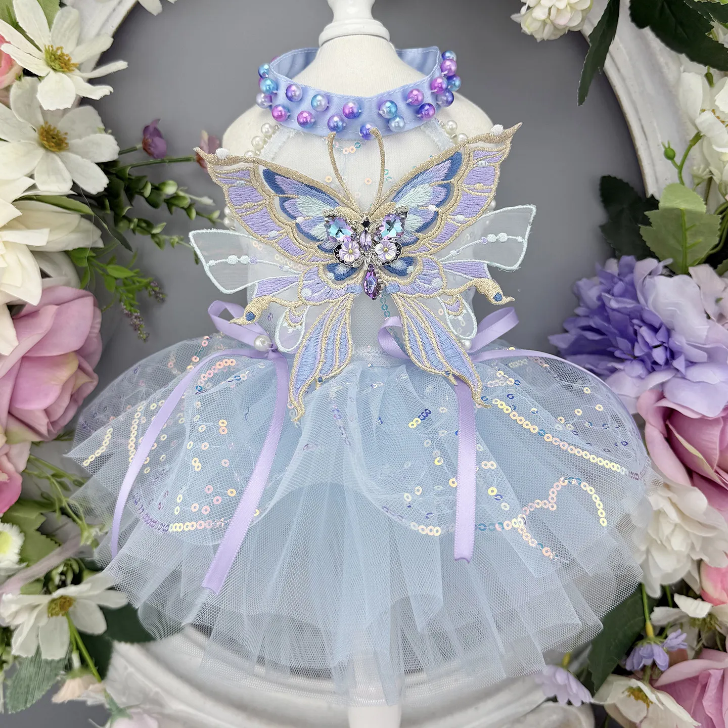 Handmade Summer Thin Butterfly Pet Dog Cat Princess Dress Cat VIP Teddy Horse Yorkshire Dog Jumpsuit Pet Dog Cat Clothes
Handmade Summer Thin Butterfly Pet Dog Cat Princess Dress Cat VIP Teddy Horse Yorkshire Dog Jumpsuit Pet Dog Cat Clothes