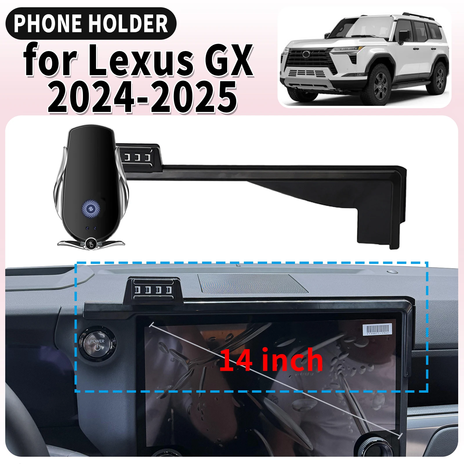 fit for Lexus GX 2024 2025 550 550h GX550 Screen Base Mount Phone Holder Dedicated Clip-On Navigation Bracket Car accessoires
fit for Lexus GX 2024 2025 550 550h GX550 Screen Base Mount Phone Holder Dedicated Clip-On Navigation Bracket Car accessoires