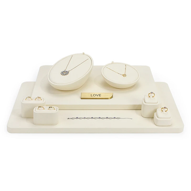 New jewelry display stand earrings bracelet necklace jewelry display rack microfiber jewelry counter display props
New jewelry display stand earrings bracelet necklace jewelry display rack microfiber jewelry counter display props