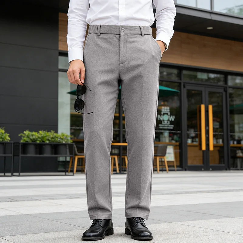 Mens Slim Fit Dress Pants Flat Front Straight Leg Business Casual Trousers
Mens Slim Fit Dress Pants Flat Front Straight Leg Business Casual Trousers