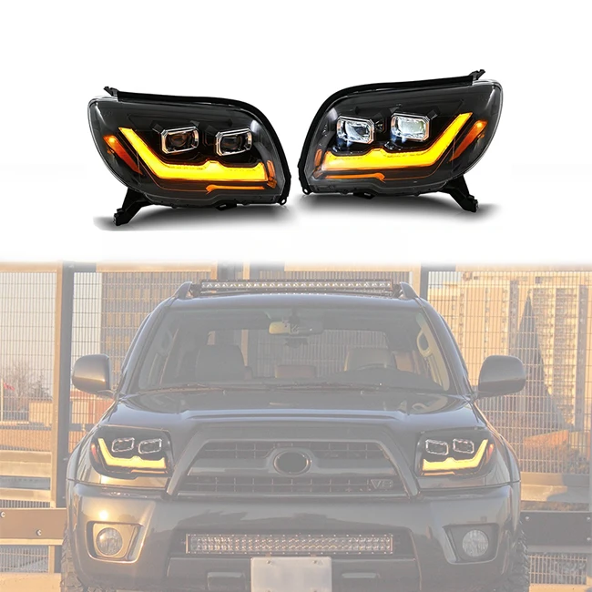2PCS LED Double Projector Headlights Headlamps for 4th Gen 2003-2009 Toyota 4Runner Hilux Surf Replacement Car Light
2PCS LED Double Projector Headlights Headlamps for 4th Gen 2003-2009 Toyota 4Runner Hilux Surf Replacement Car Light