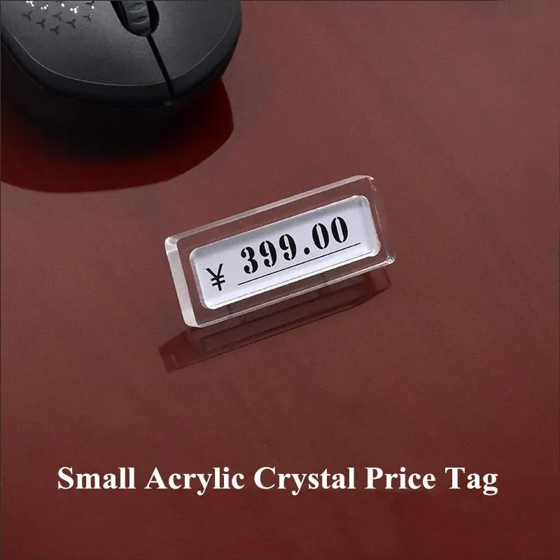 10pcs 50x20mm Counter Top Mini Acrylic Sign Holder Display Stand Price Card Tag Name Label Paper Holder Display Case
10pcs 50x20mm Counter Top Mini Acrylic Sign Holder Display Stand Price Card Tag Name Label Paper Holder Display Case