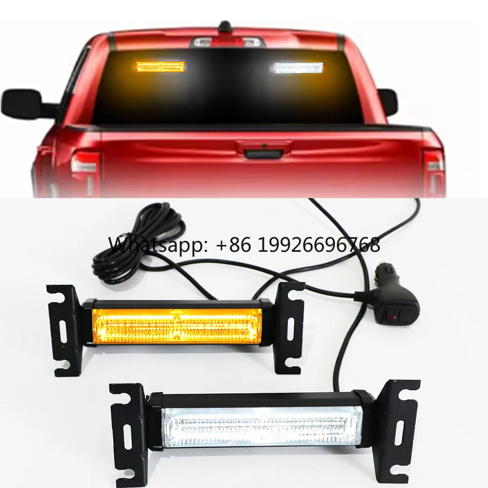 Amber White LED Emergency Strobe Light Charger Windshield Warning Light Bar for Vehicles Dash Deck Flashing Hazard Safety Lamp
Amber White LED Emergency Strobe Light Charger Windshield Warning Light Bar for Vehicles Dash Deck Flashing Hazard Safety Lamp